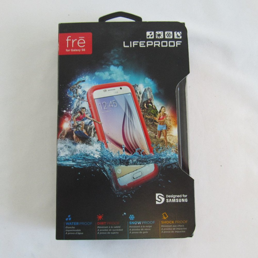 FRE Life Proof Phone Case for Samsung Galaxy S6 - Pink Style 77-51635